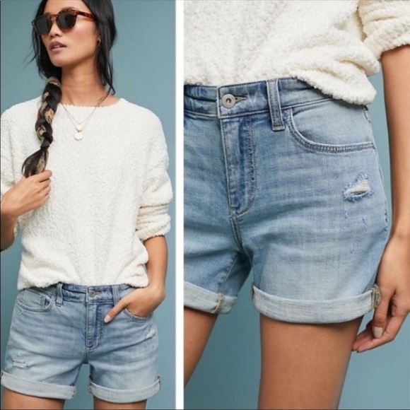 Anthropologie Pants - ANTHROPOLGIE PILCRO Distressed Jean Shorts